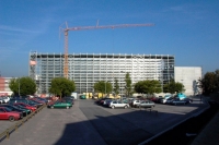 Montagelager im Rohbau