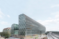Computersimulation des Projektes (Architekten Auer + Weber + Assoziierte))