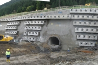 Ansicht Portalsicherung Višňové West
