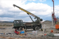 Establishing of test wells, supervision of hydraulic tests