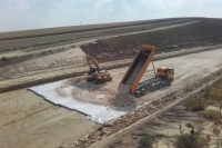 Eathworks in the area of contract section 4