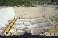 Building pit of the pumping house