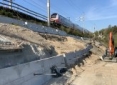 Vienna - St. Pölten Railway Line, Reinforcement of Embankments